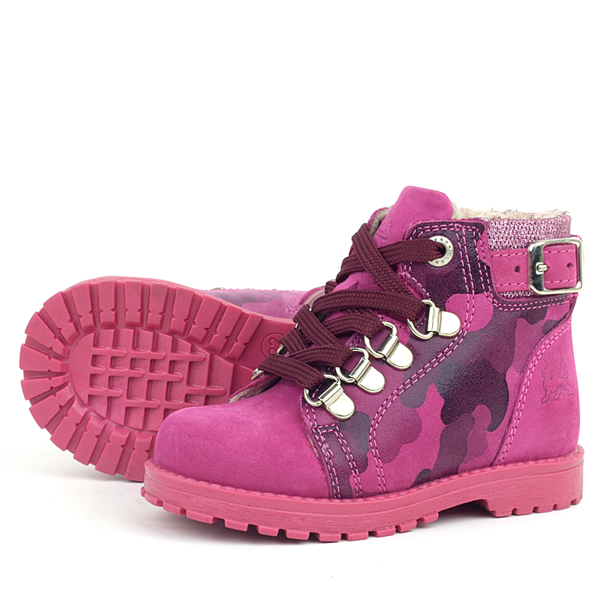 Rakerplus Griffon Hakiki Deri Pembe Kamuflaj Bebek Bot