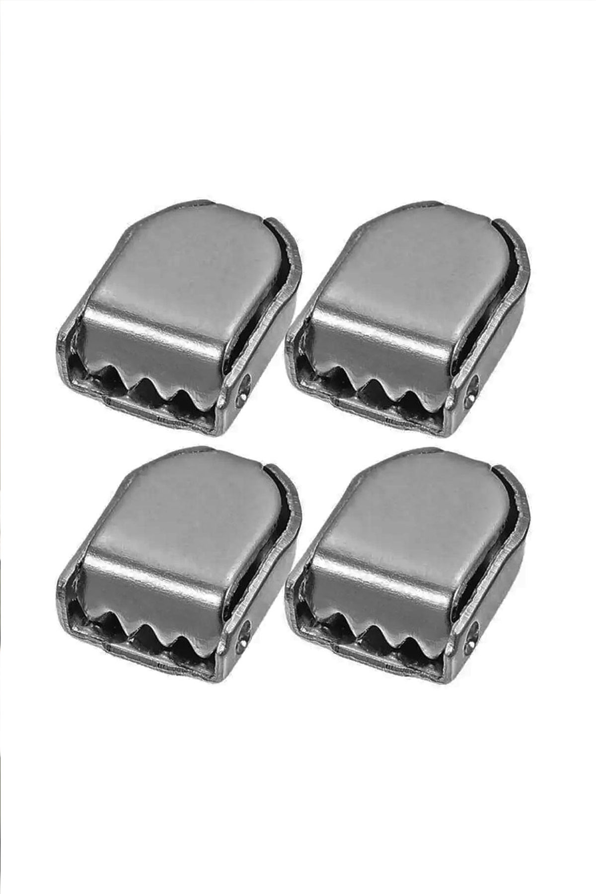 Akıllı Kilitli Ayarlanabilir 1 Çift Koyu Lacivert 6 MM Lastik Pratik Bağcık