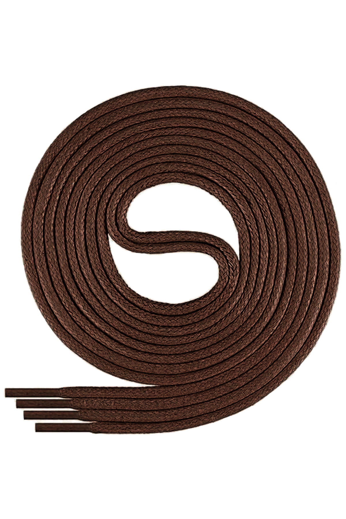 100 Cm 4 MM Kahverengi Yuvarlak 1 Çift Ayakkabı Bağcığı