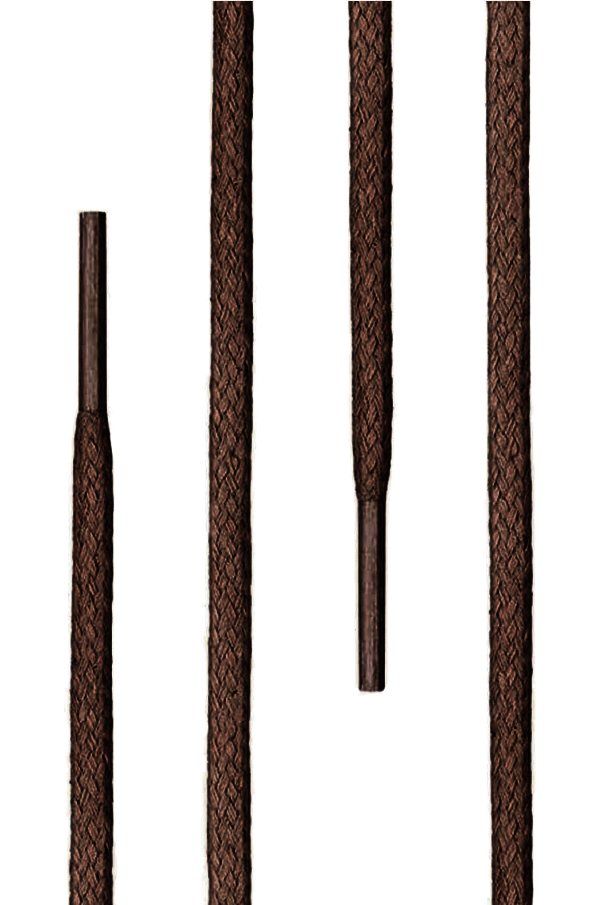 100 Cm 4 MM Kahverengi Yuvarlak 1 Çift Ayakkabı Bağcığı